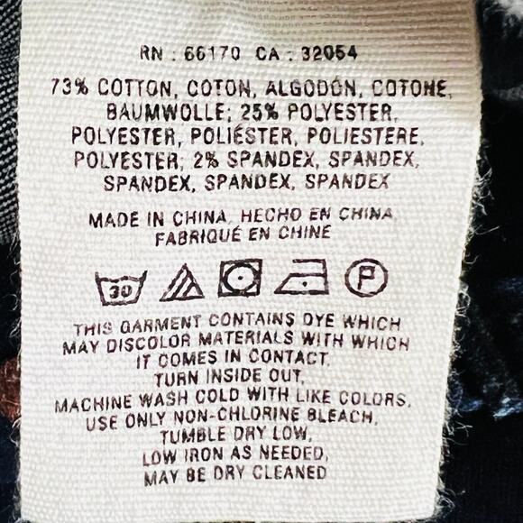 Pilcro Skirt Denim Polka Dot Retro Mod Preppy Blue 29 Indie Sleaze - Picture 11 of 12